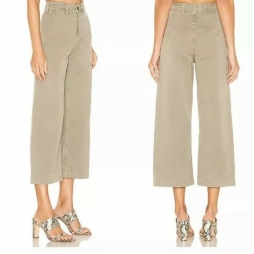 Free people we the free sage green cropped Patti pants